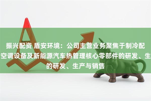 振兴配资 盾安环境：公司主营业务聚焦于制冷配件、制冷空调设备及新能源汽车热管理核心零部件的研发、生产与销售