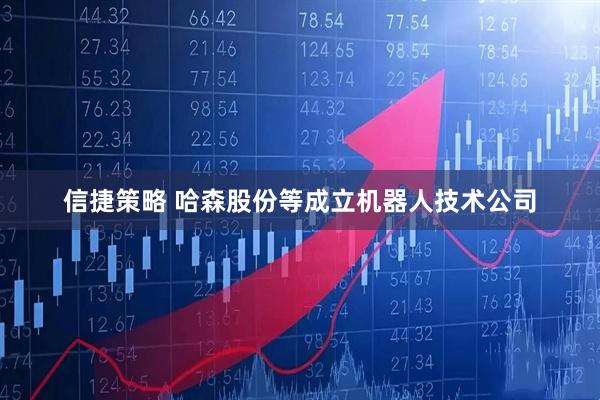 信捷策略 哈森股份等成立机器人技术公司